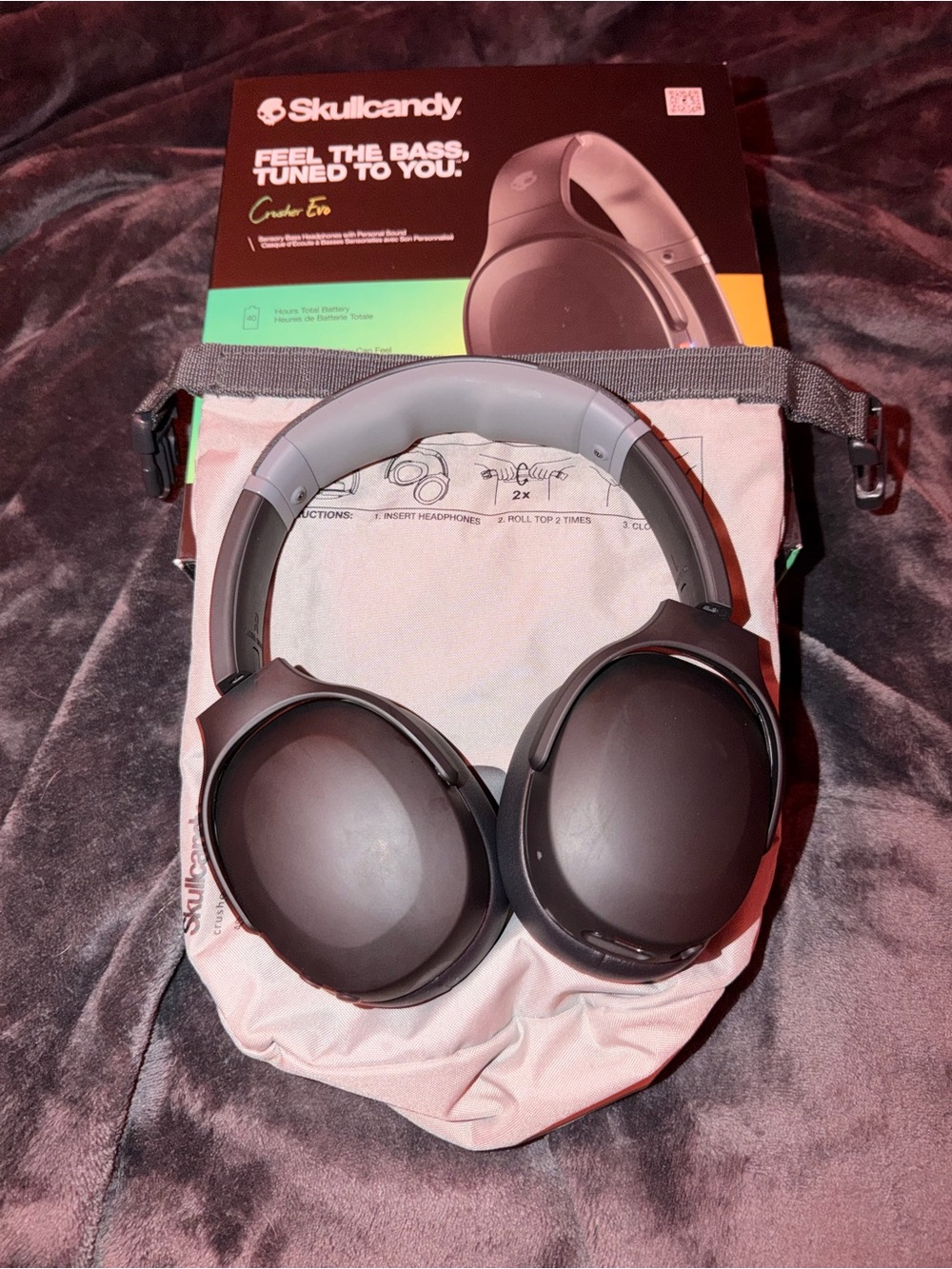 Skullcandy Crusher Evo Black Headphones